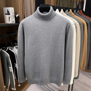 Blake | Minimalist Wool High Neck Sweater